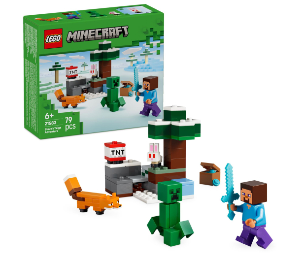 LEGO MINECRAFT 21583 Przygoda Steve’a w tajdze - 1473415 - zdjęcie 2